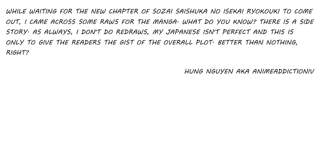 Souzai Saishuka no Isekai Ryokouki Chapter 2.5 page 7 - Chapter 2.5: Side Story Chapter 1
