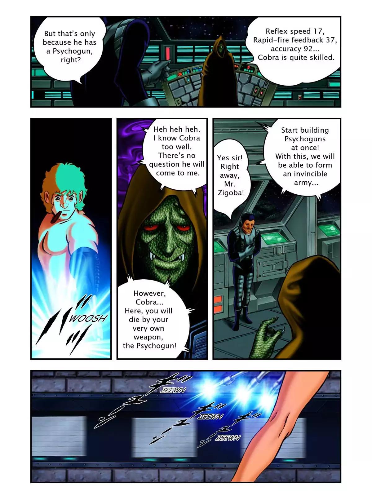 Space Adventure Cobra: The Psychogun Chapter 5.0 page 55 - Vol.5