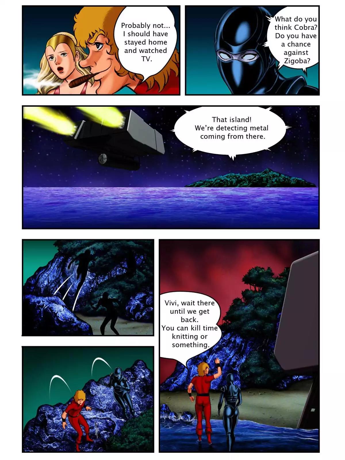 Space Adventure Cobra: The Psychogun Chapter 5.0 page 58 - Vol.5