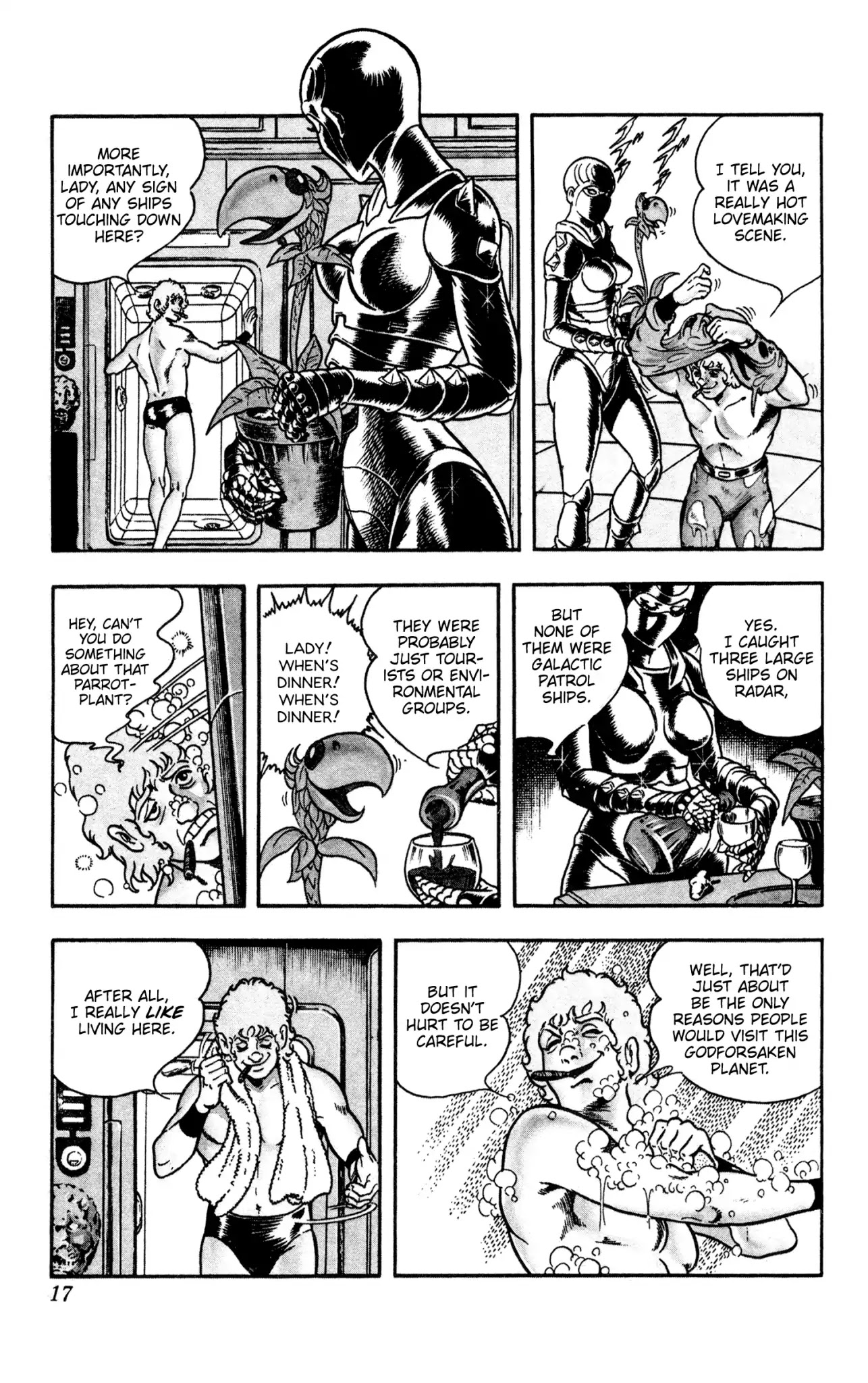 Space Adventure Cobra Chapter 10.16 page 17 - Vol.10 Chapter 16: The Extradimensional Race