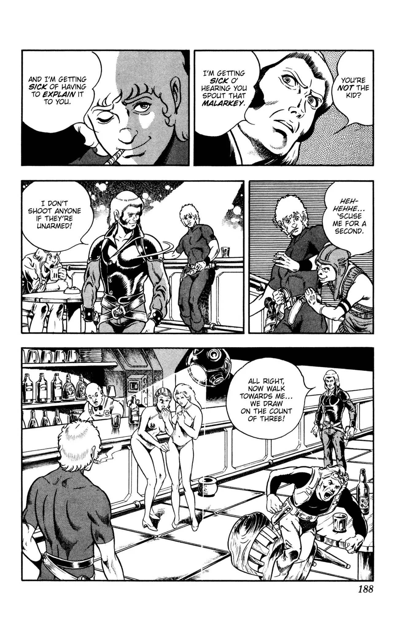 Space Adventure Cobra Chapter 10.16 page 186 - Vol.10 Chapter 16: The Extradimensional Race