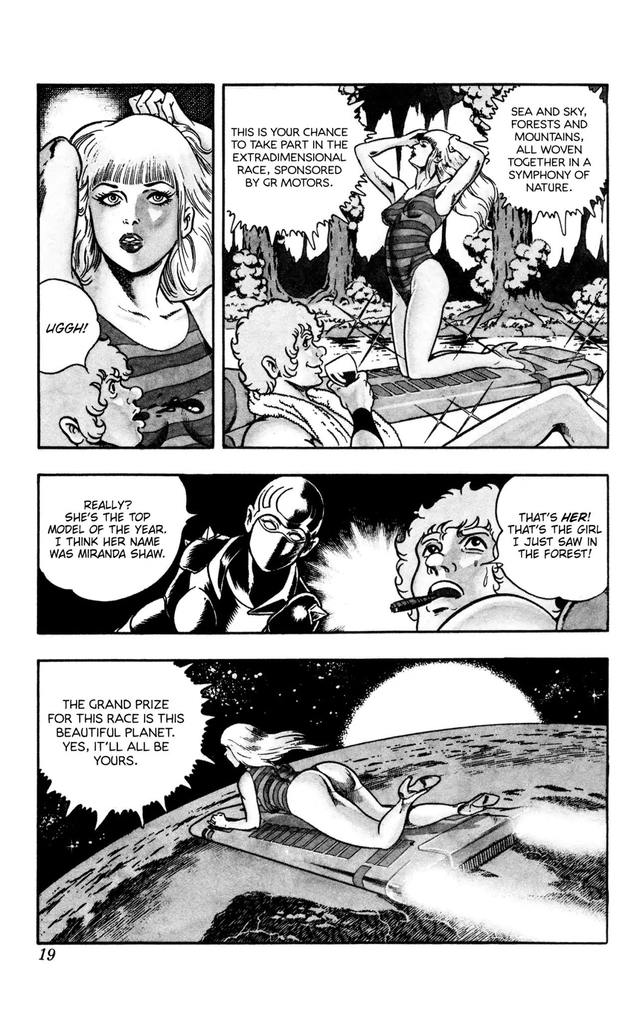 Space Adventure Cobra Chapter 10.16 page 19 - Vol.10 Chapter 16: The Extradimensional Race
