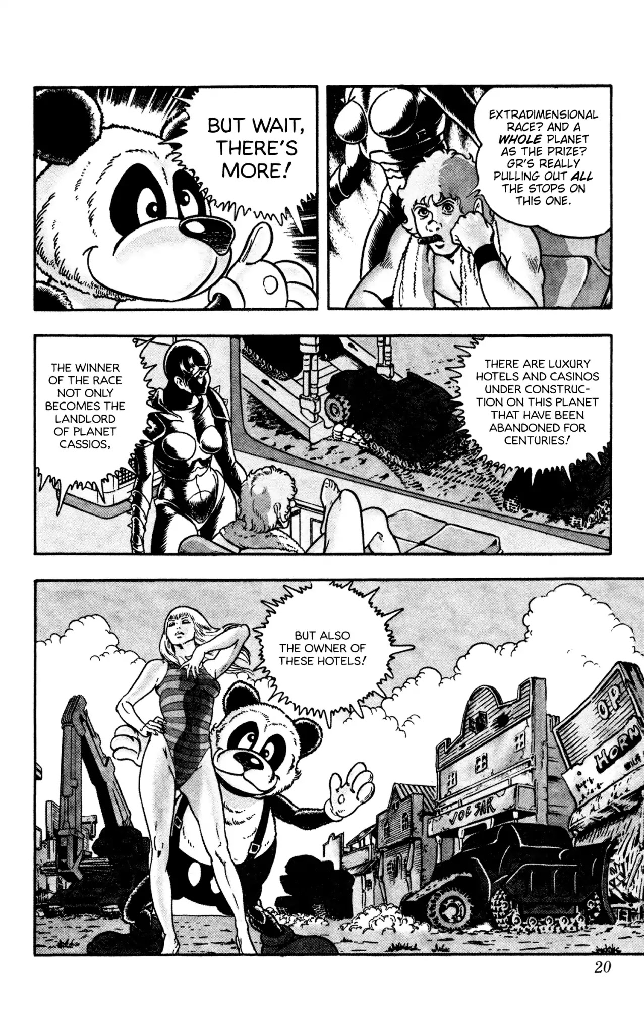 Space Adventure Cobra Chapter 10.16 page 20 - Vol.10 Chapter 16: The Extradimensional Race