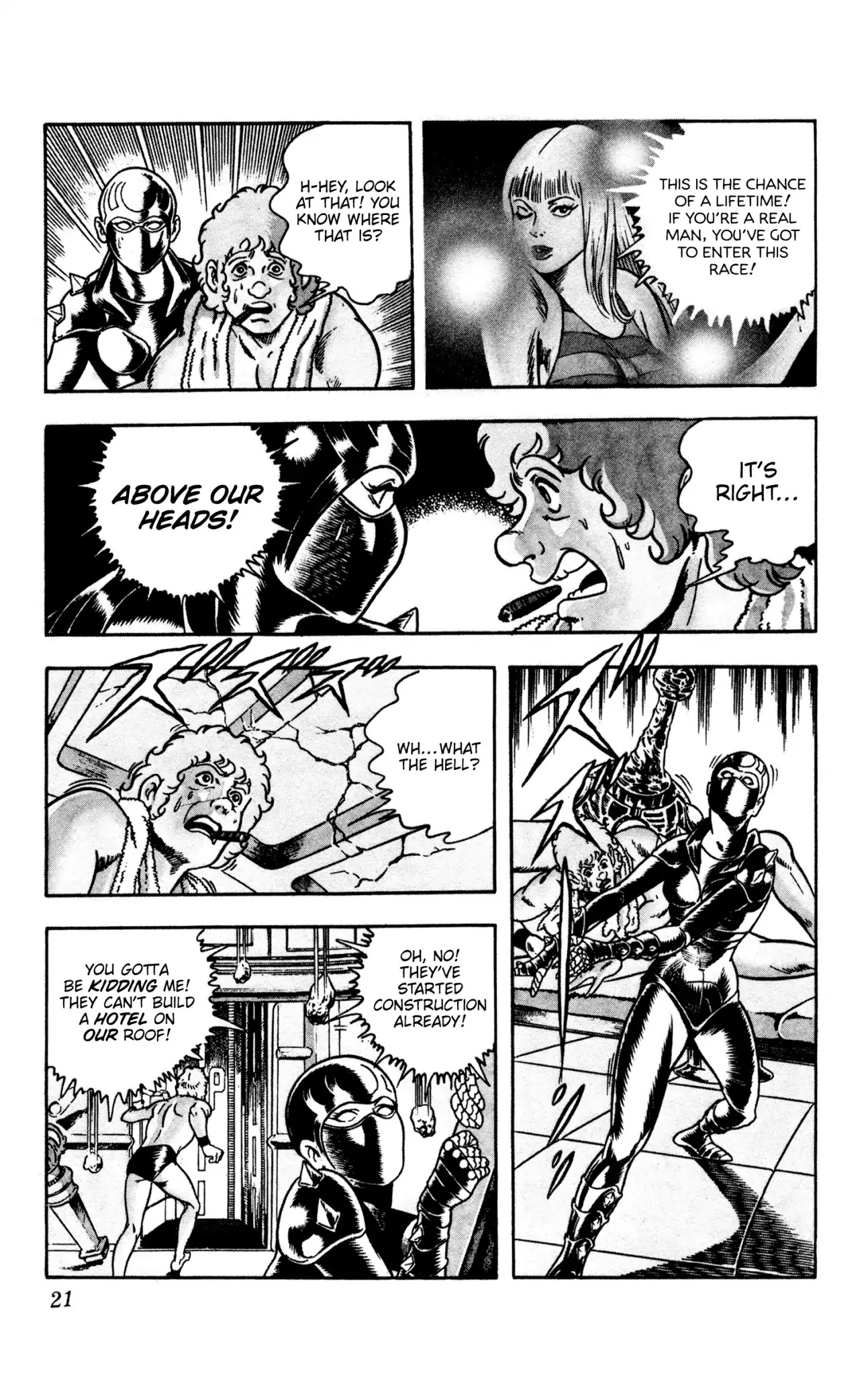 Space Adventure Cobra Chapter 10.16 page 21 - Vol.10 Chapter 16: The Extradimensional Race