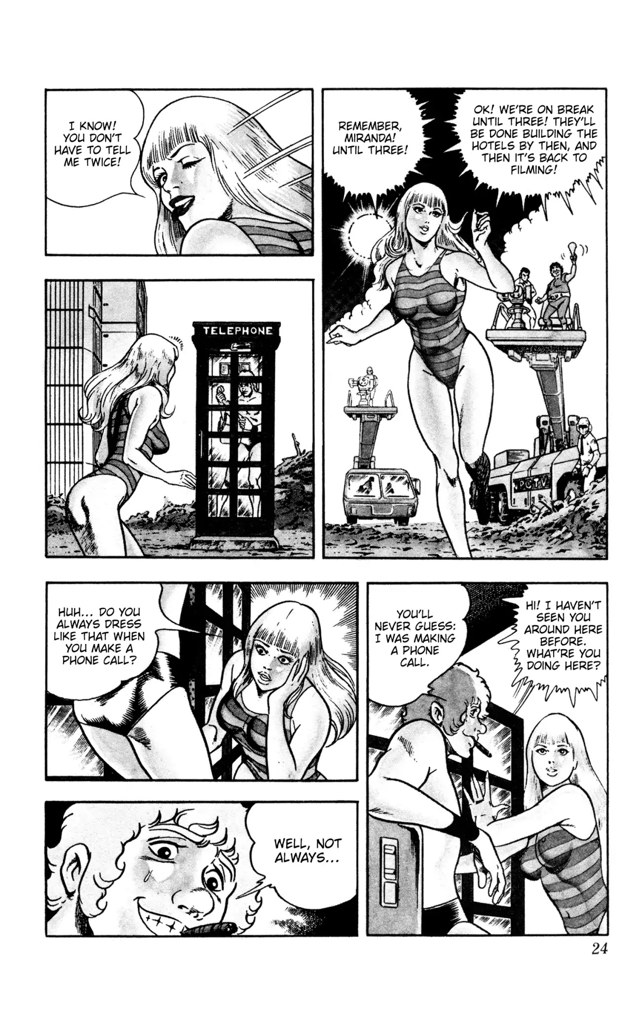 Space Adventure Cobra Chapter 10.16 page 24 - Vol.10 Chapter 16: The Extradimensional Race