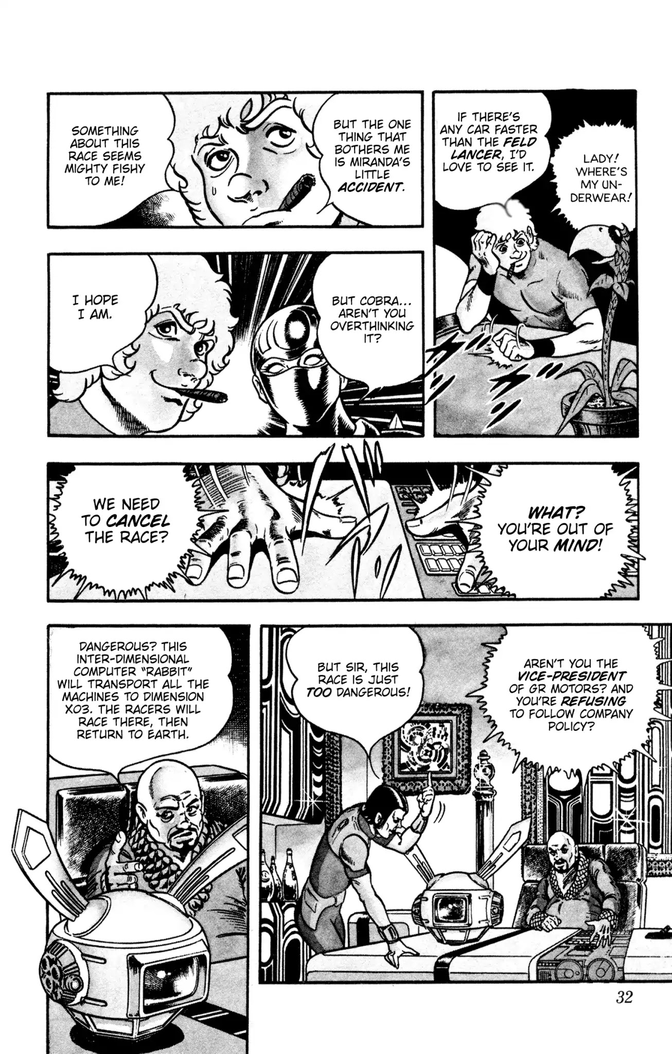 Space Adventure Cobra Chapter 10.16 page 32 - Vol.10 Chapter 16: The Extradimensional Race