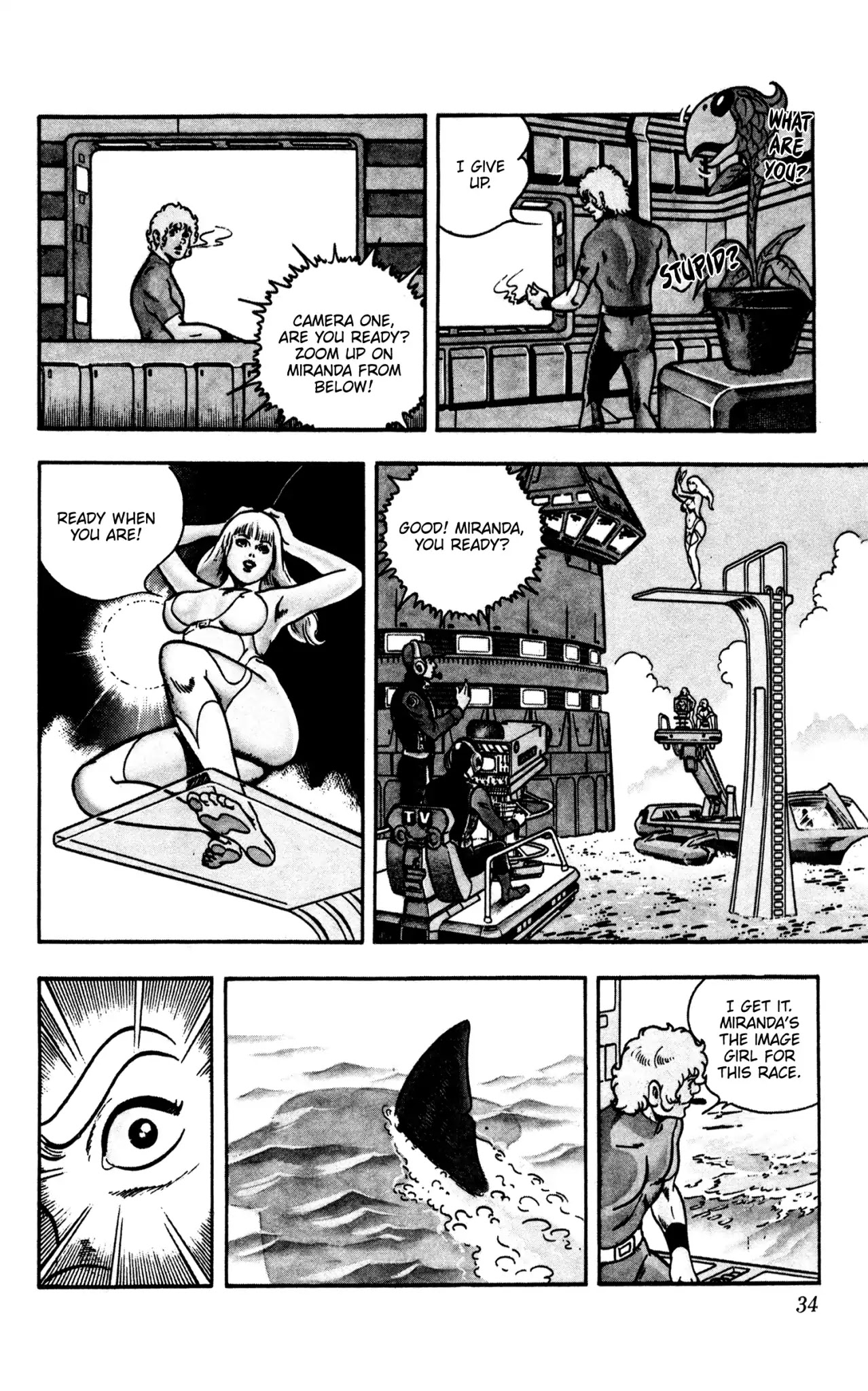 Space Adventure Cobra Chapter 10.16 page 34 - Vol.10 Chapter 16: The Extradimensional Race