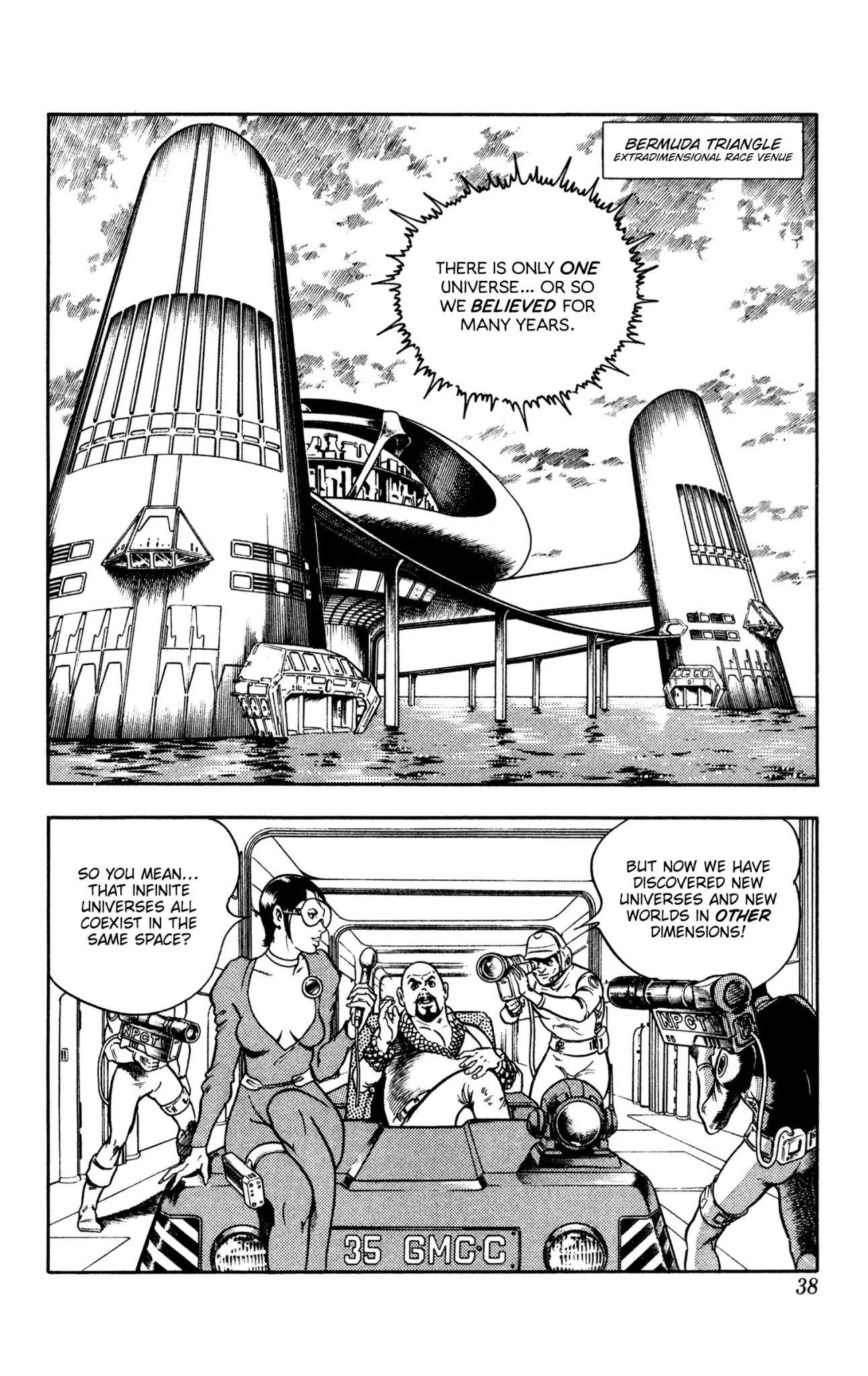 Space Adventure Cobra Chapter 10.16 page 38 - Vol.10 Chapter 16: The Extradimensional Race