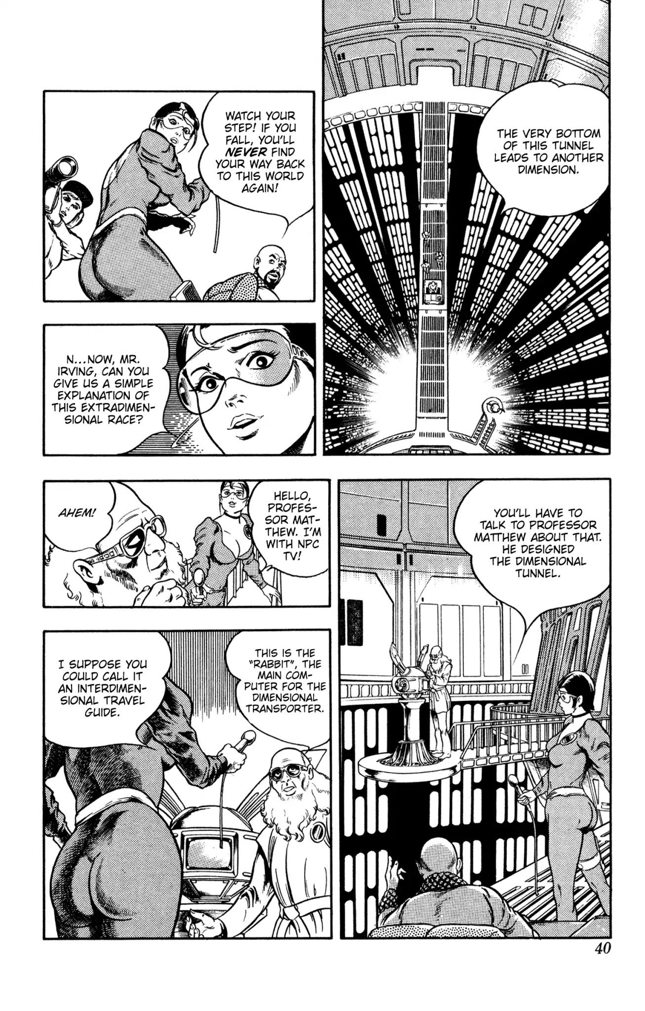 Space Adventure Cobra Chapter 10.16 page 40 - Vol.10 Chapter 16: The Extradimensional Race