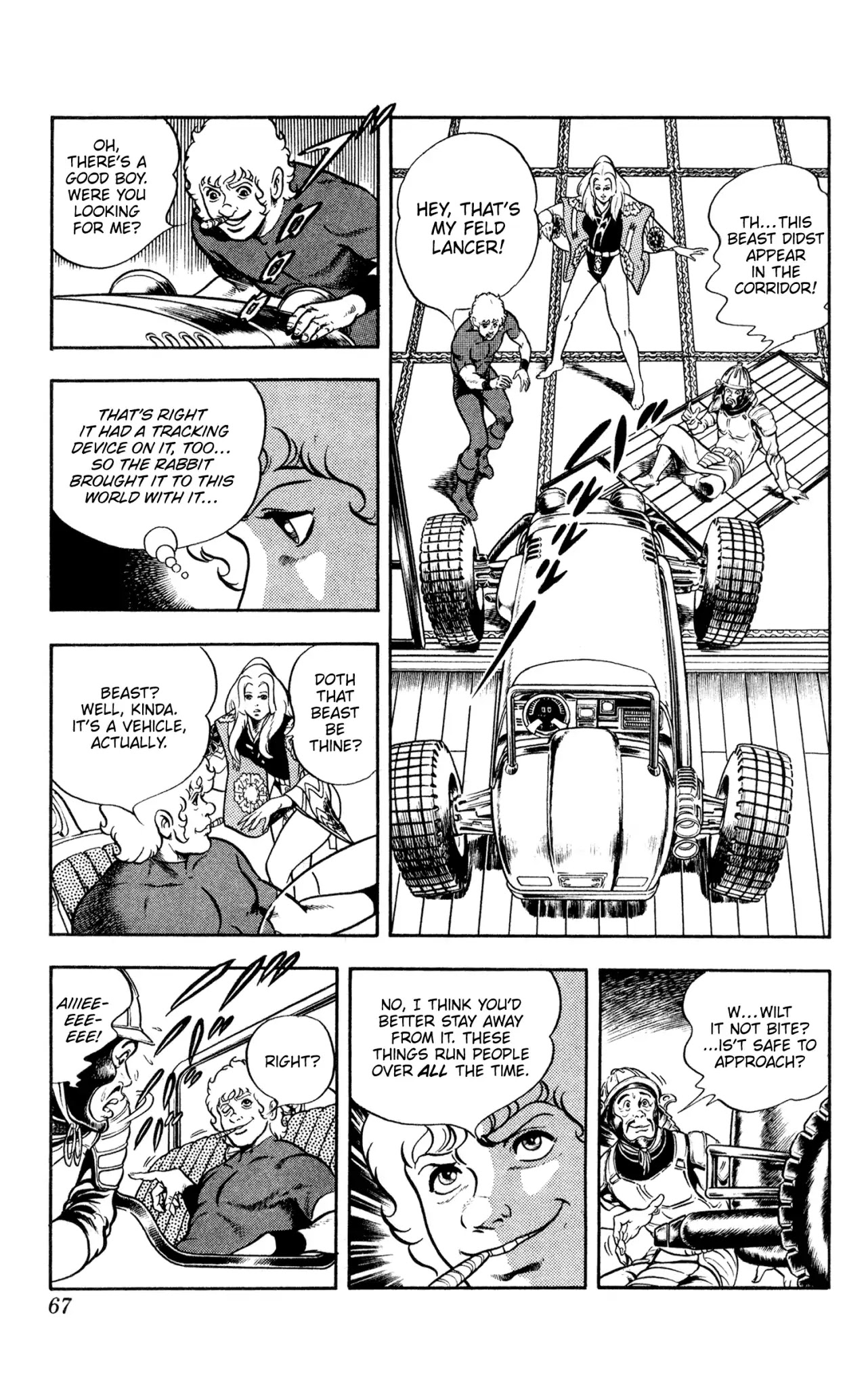 Space Adventure Cobra Chapter 10.16 page 67 - Vol.10 Chapter 16: The Extradimensional Race