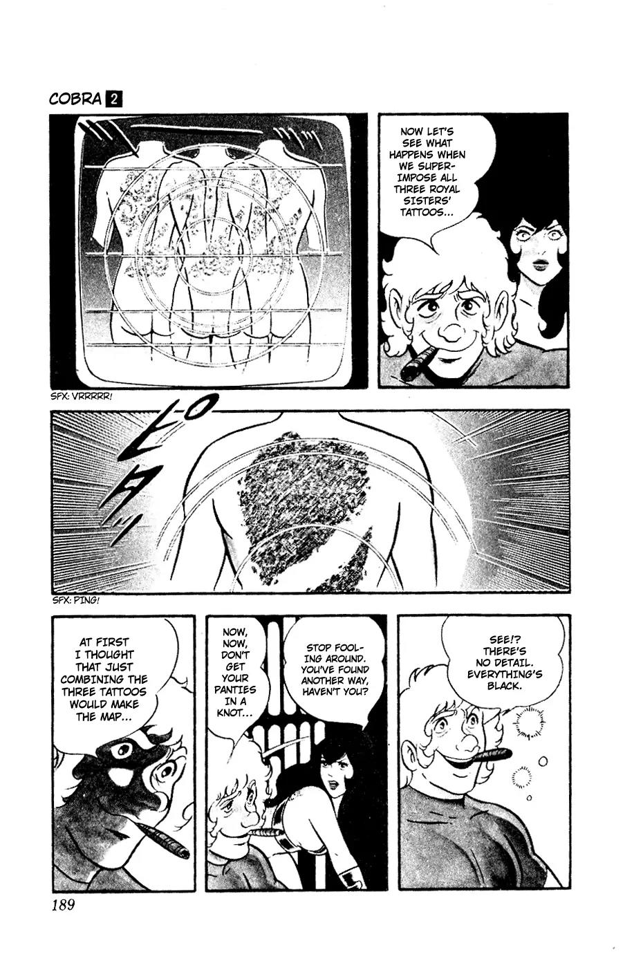 Space Adventure Cobra Chapter 2.2 page 185 - Vol.2 Chapter 2: The Painted Women!