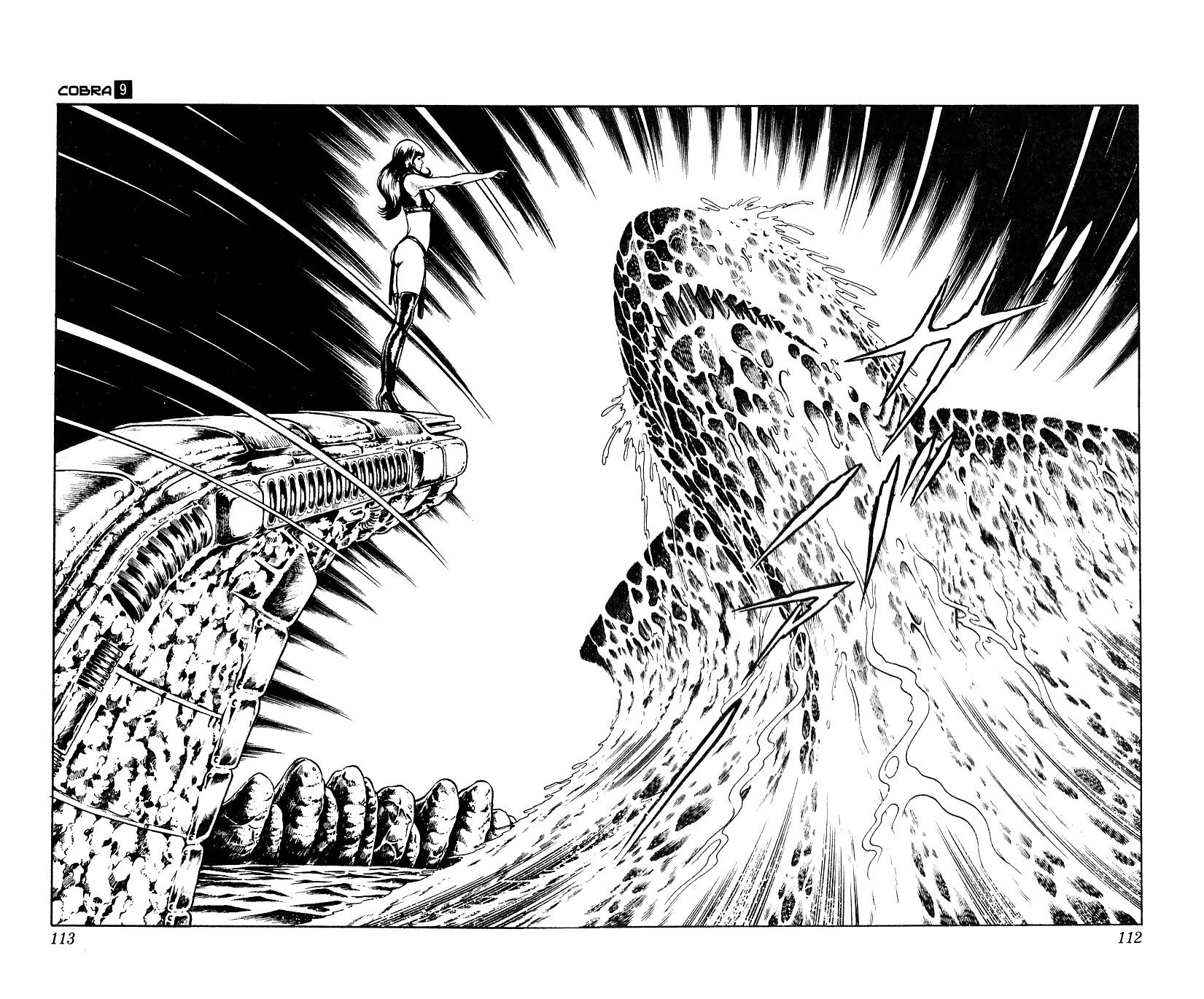 Space Adventure Cobra Chapter 9.15 page 112 - Vol.9 Chapter 15: The Black Dragon King