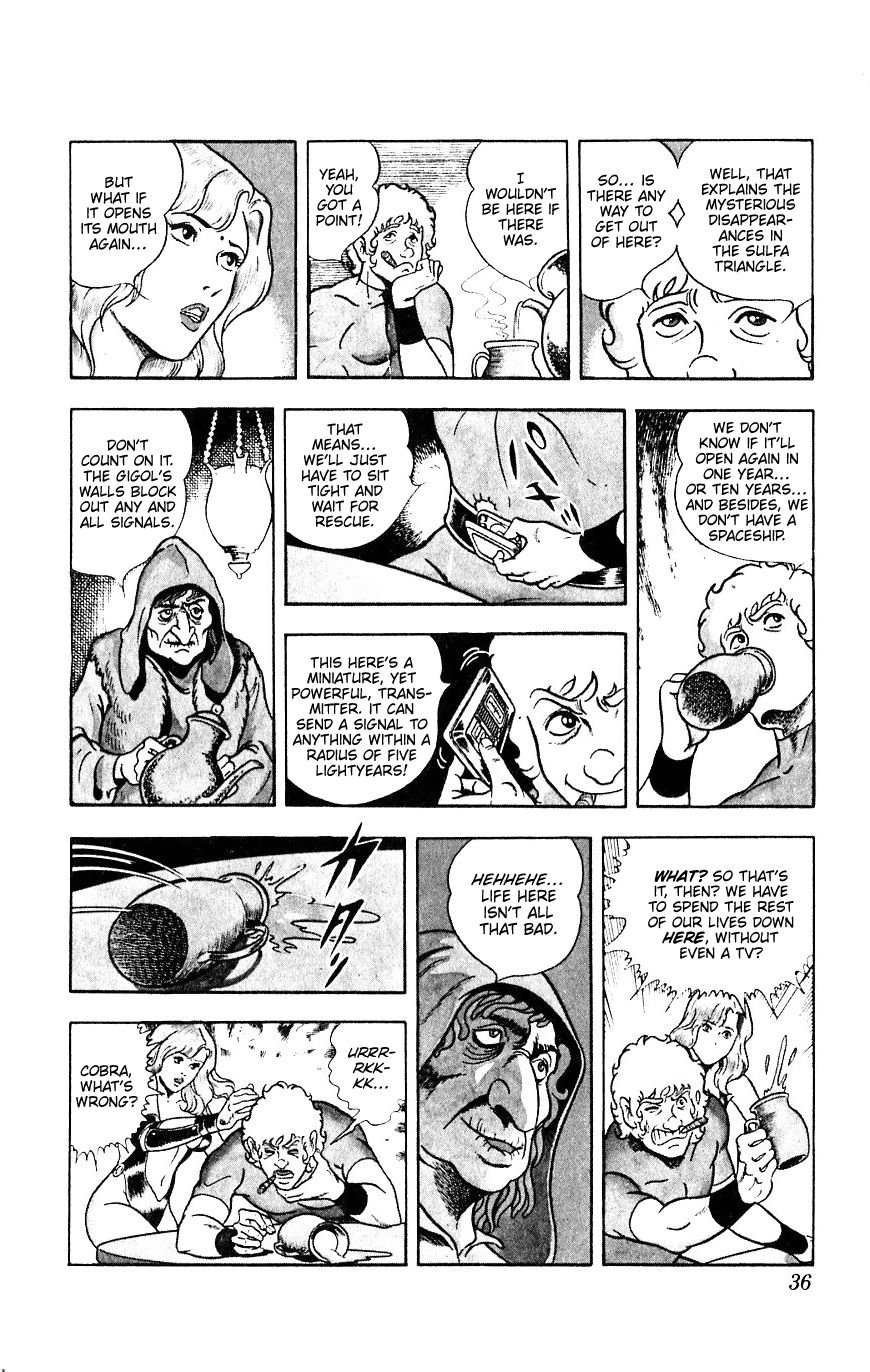 Space Adventure Cobra Chapter 9.15 page 36 - Vol.9 Chapter 15: The Black Dragon King