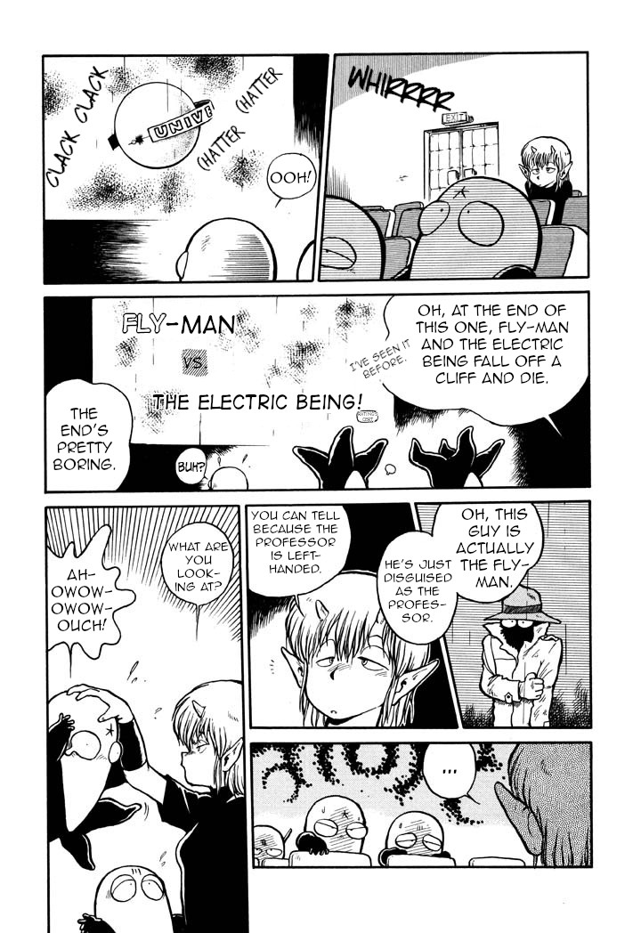 Space Family Carlvinson Chapter 19 page 13 - Chapter 19: Horror! The Grotesque Fly-man vs. the Dreadful Electric Being!