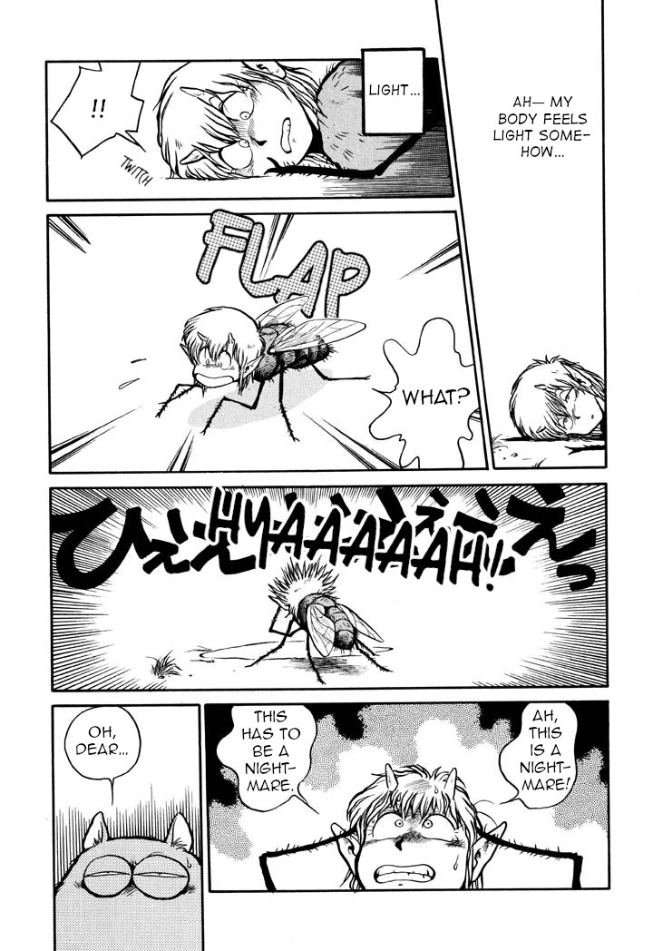 Space Family Carlvinson Chapter 19 page 15 - Chapter 19: Horror! The Grotesque Fly-man vs. the Dreadful Electric Being!