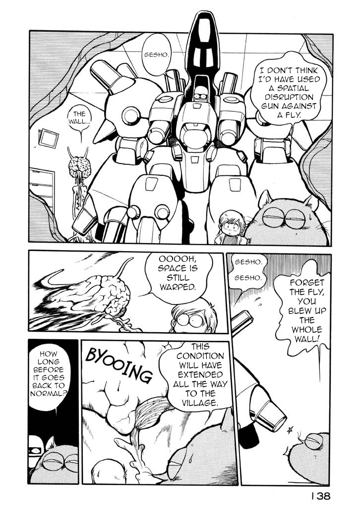 Space Family Carlvinson Chapter 19 page 16 - Chapter 19: Horror! The Grotesque Fly-man vs. the Dreadful Electric Being!