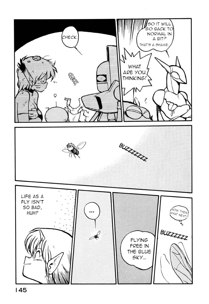 Space Family Carlvinson Chapter 19 page 23 - Chapter 19: Horror! The Grotesque Fly-man vs. the Dreadful Electric Being!