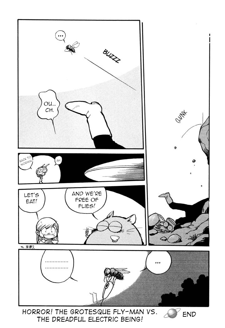 Space Family Carlvinson Chapter 19 page 24 - Chapter 19: Horror! The Grotesque Fly-man vs. the Dreadful Electric Being!