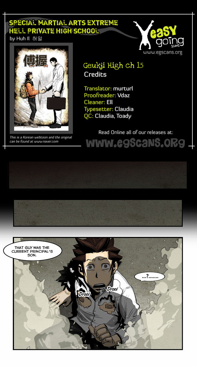Special Martial Arts Extreme Hell Private High School Chapter 15 page 6 - Chapter 15
