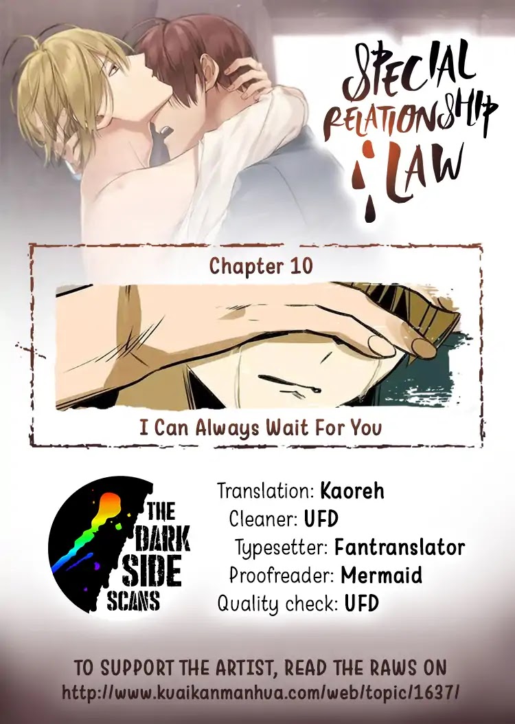 Special Relationship Law Chapter 10 page 1 - Chapter 10: I Can Always Wait For You