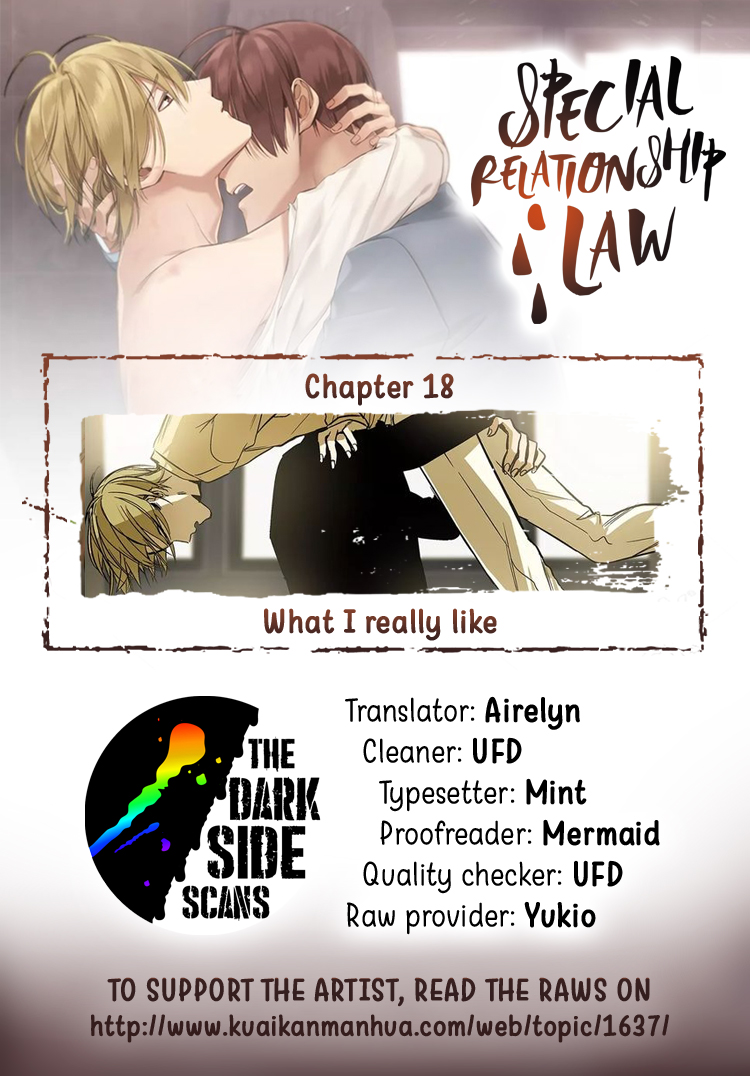 Special Relationship Law Chapter 18 page 1 - Chapter 18: What I Really Like