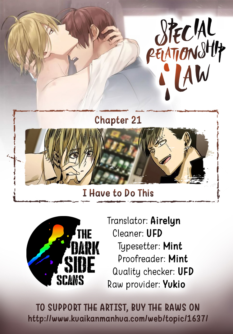 Special Relationship Law Chapter 21 page 1 - Chapter 21: I Have To Do This