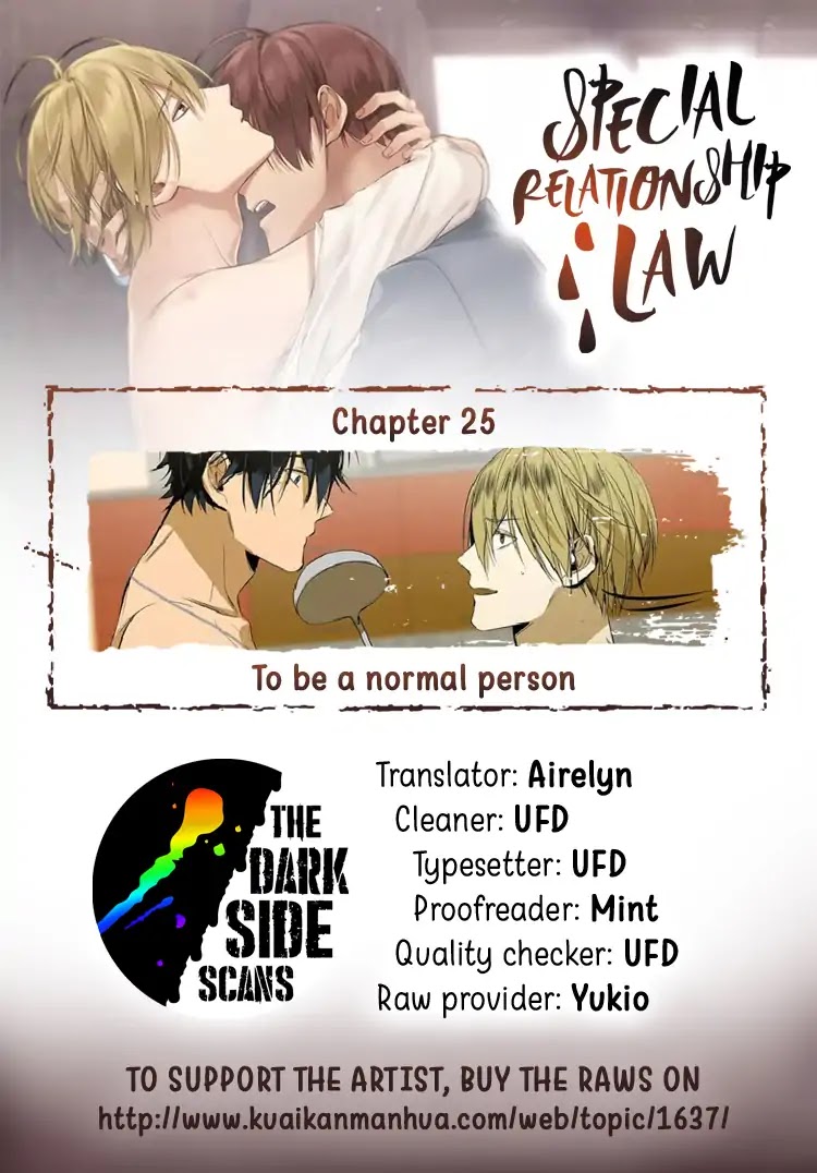 Special Relationship Law Chapter 25 page 1 - Chapter 25: To be a normal person