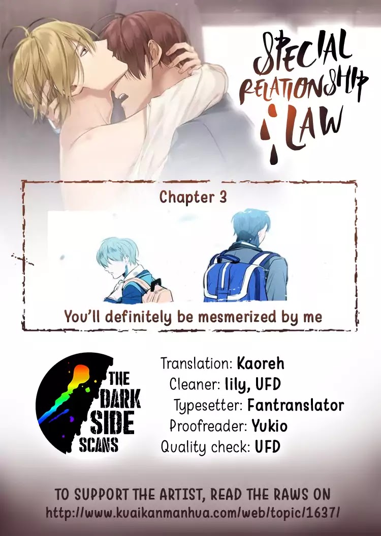 Special Relationship Law Chapter 3 page 1 - Chapter 3: You’ll Definitely Be Mesmerized by Me