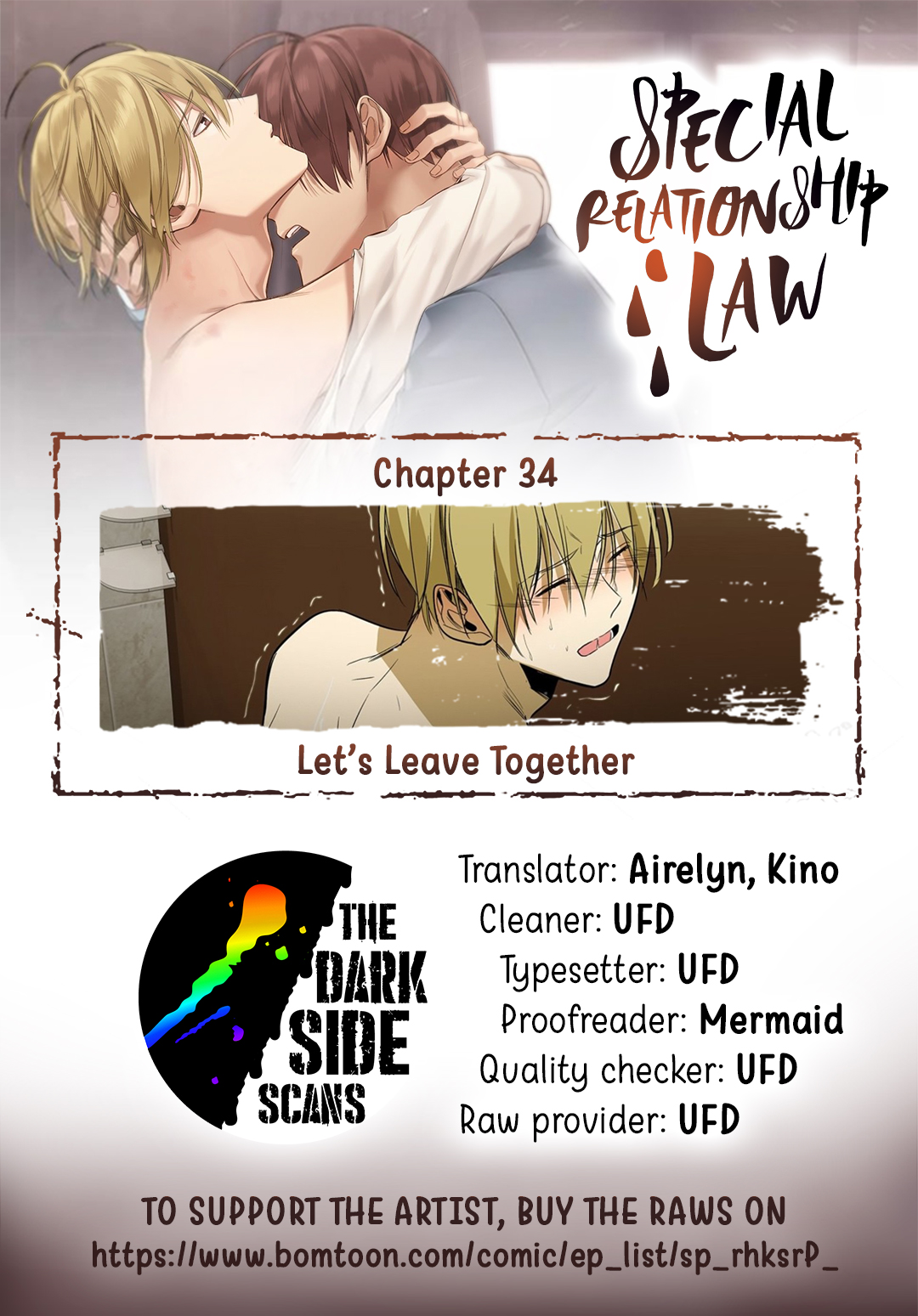 Special Relationship Law Chapter 34 page 1 - Chapter 34: Let’s Leave Together