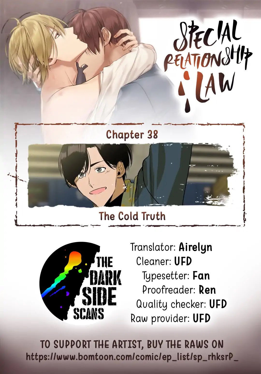 Special Relationship Law Chapter 38 page 1 - Chapter 38: The Cold Truth