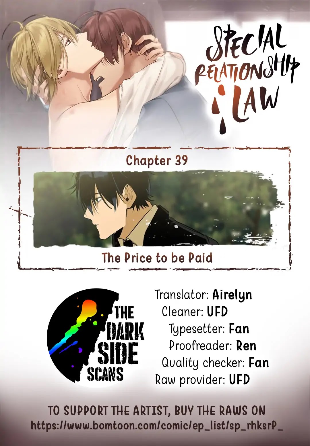 Special Relationship Law Chapter 39 page 1 - Chapter 39: The Price to be Paid