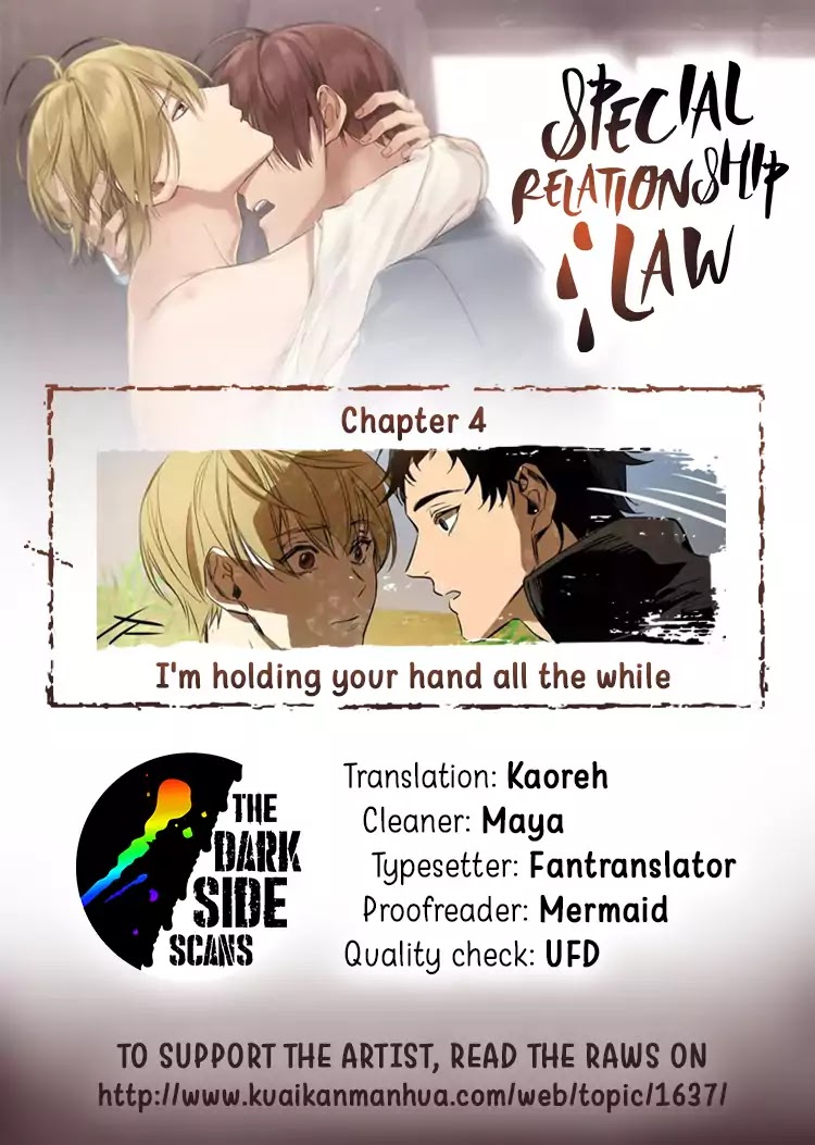 Special Relationship Law Chapter 4 page 1 - Chapter 4: I'm Holding Your Hand All the While