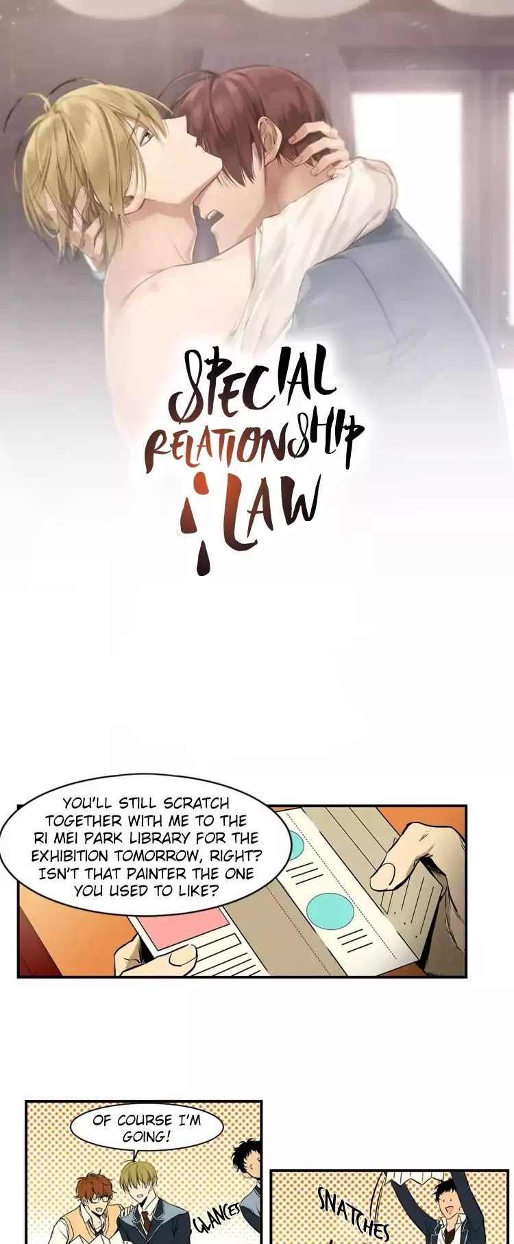Special Relationship Law Chapter 4 page 2 - Chapter 4: I'm Holding Your Hand All the While