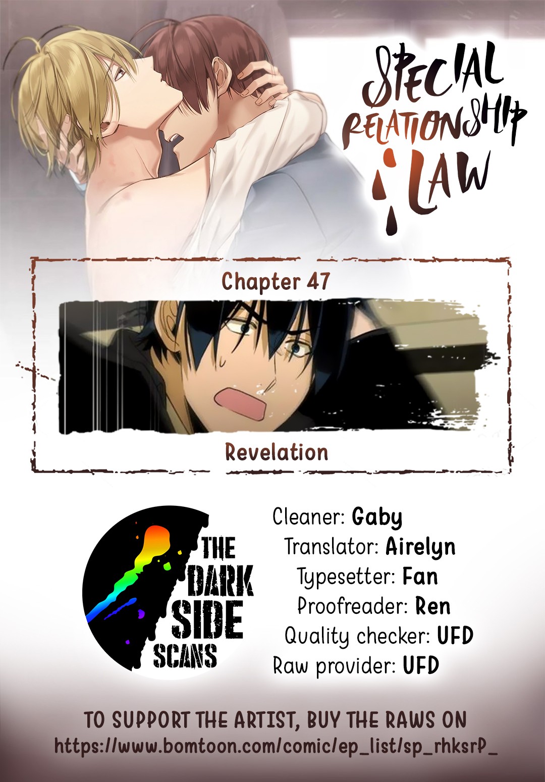 Special Relationship Law Chapter 47 page 1 - Chapter 47: Revelation