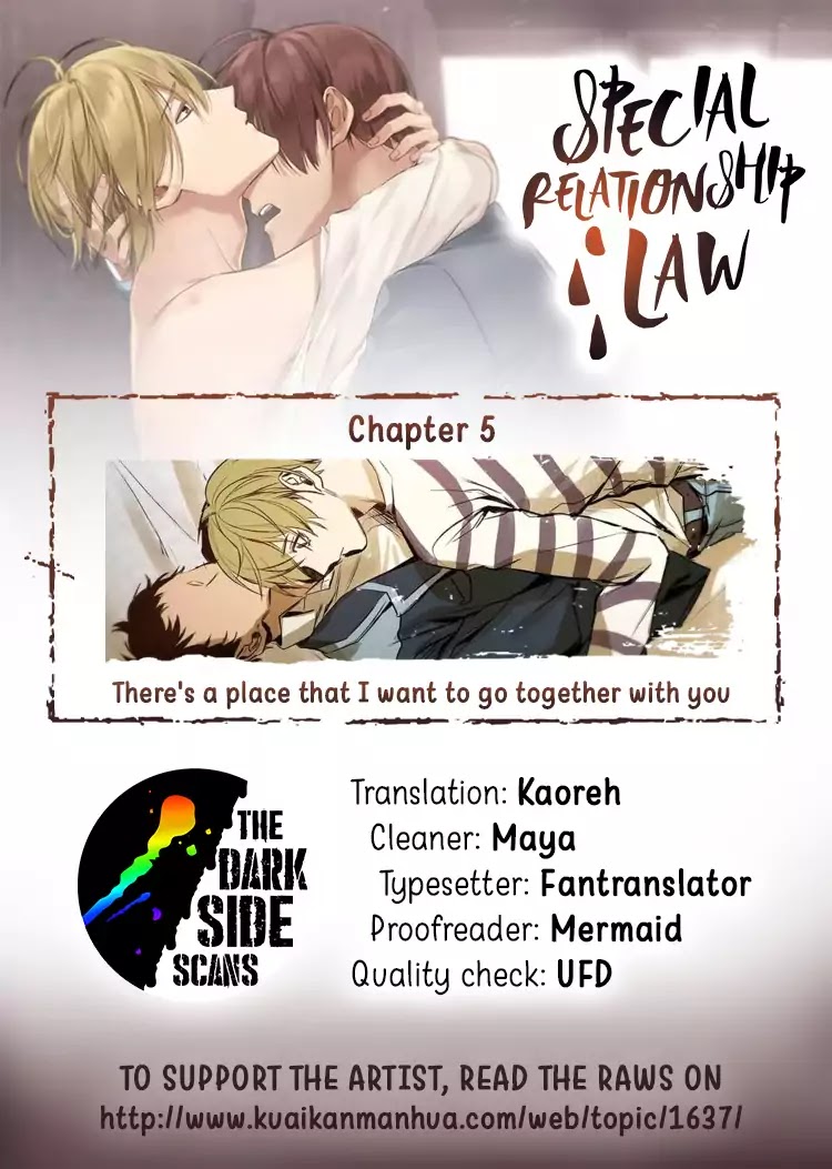 Special Relationship Law Chapter 5 page 1 - Chapter 5: There's a place where I want to go together with you