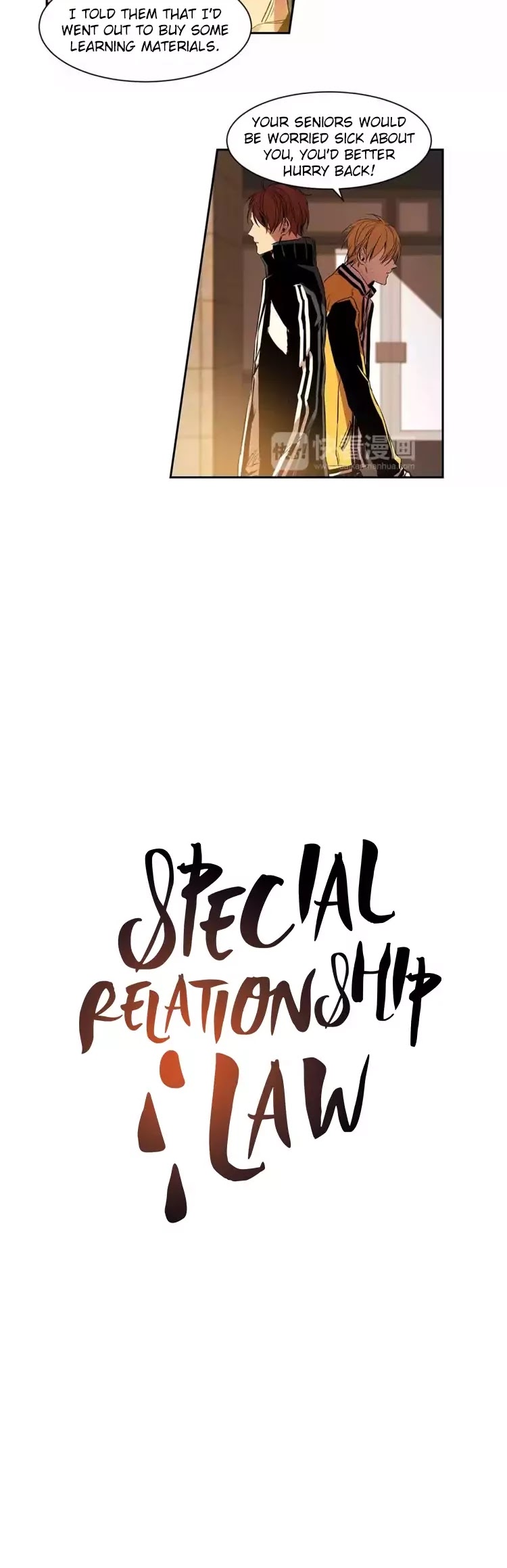 Special Relationship Law Chapter 5 page 9 - Chapter 5: There's a place where I want to go together with you