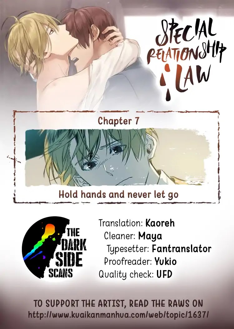 Special Relationship Law Chapter 7 page 1 - Chapter 7: Hold Hands And Never Let Go