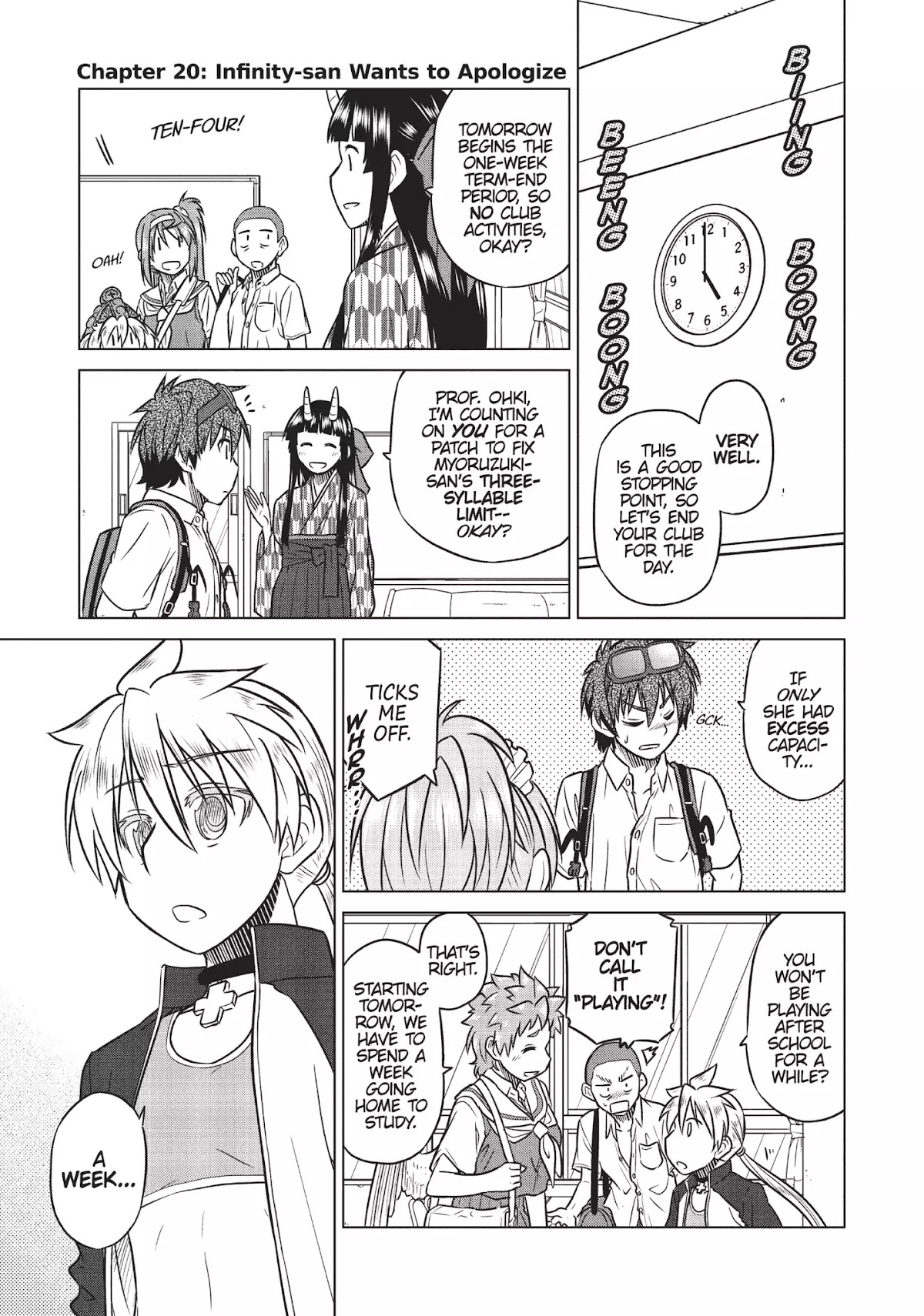 Species Domain Chapter 20 page 1 - Chapter 20: Infinity-san Wants to Apologize