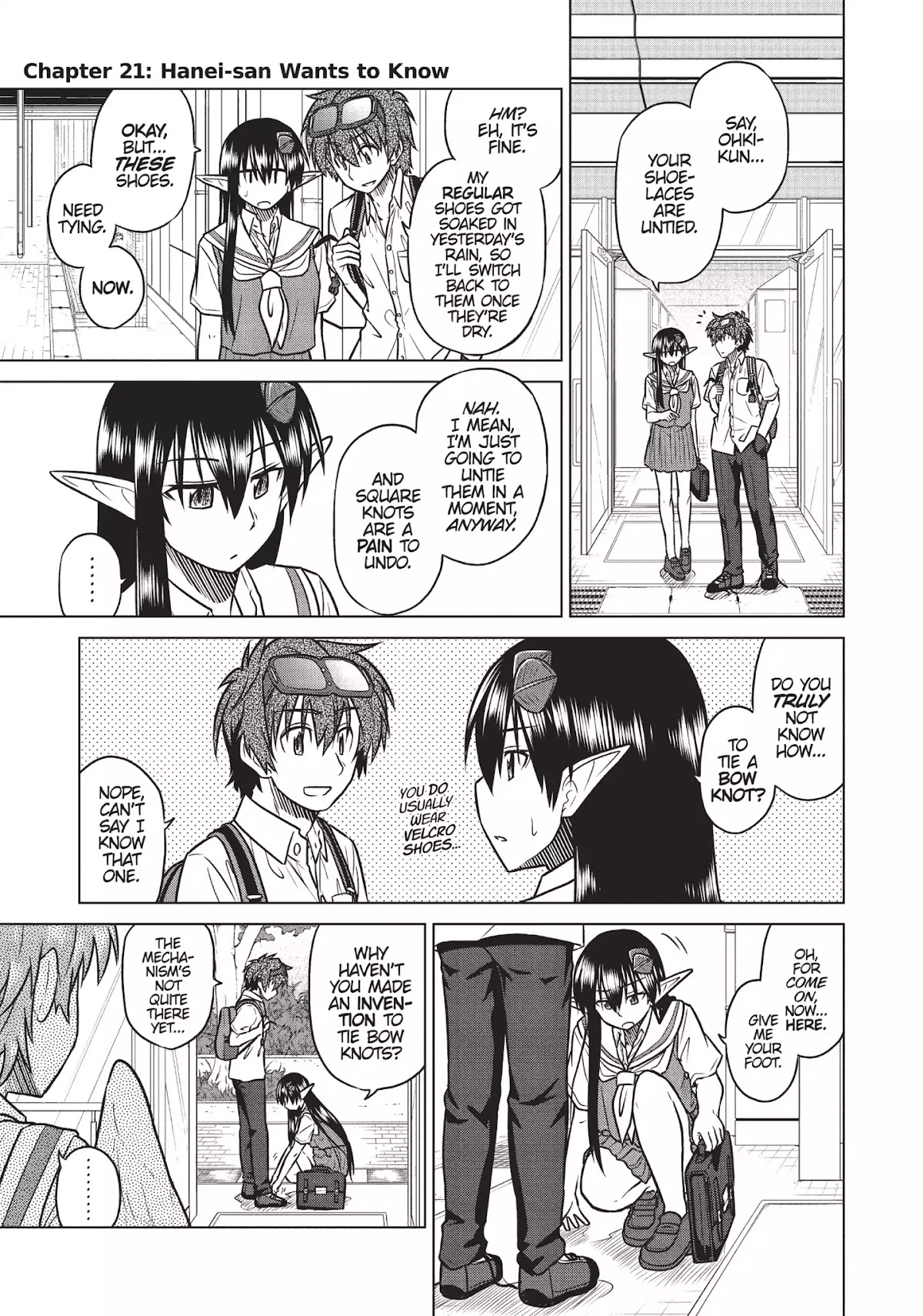 Species Domain Chapter 21 page 1 - Chapter 21: Hanei-san Wants to Know