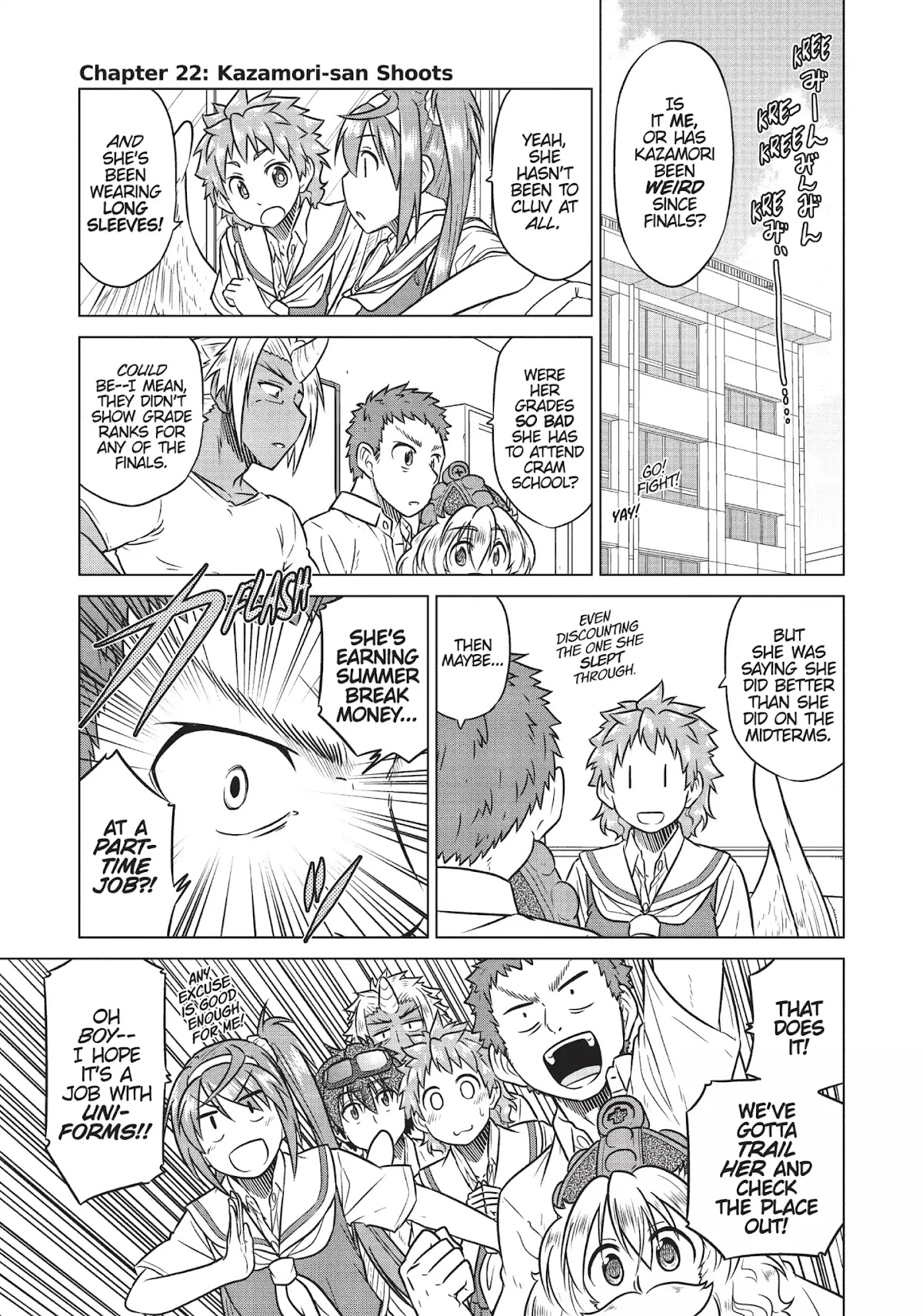 Species Domain Chapter 22 page 1 - Chapter 22: Kazamori-san Shoots