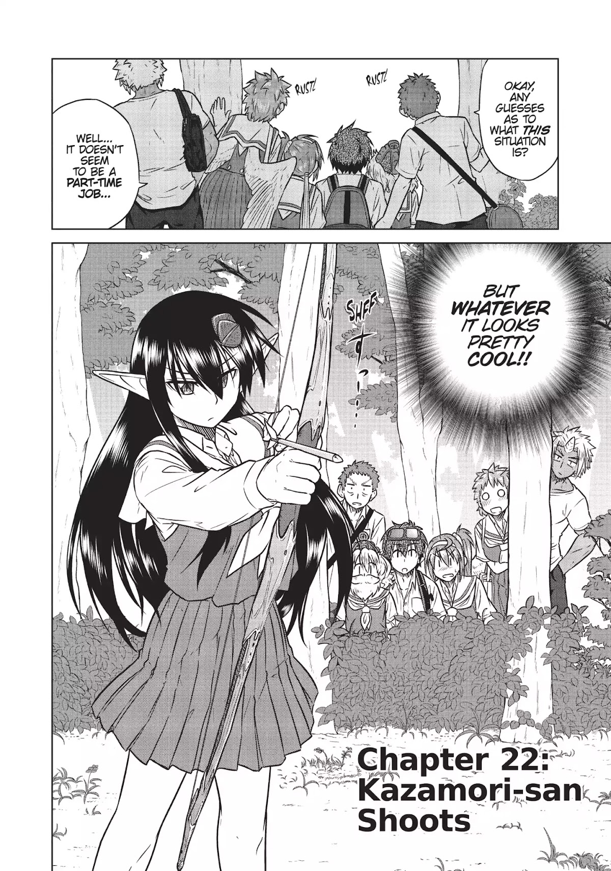 Species Domain Chapter 22 page 2 - Chapter 22: Kazamori-san Shoots