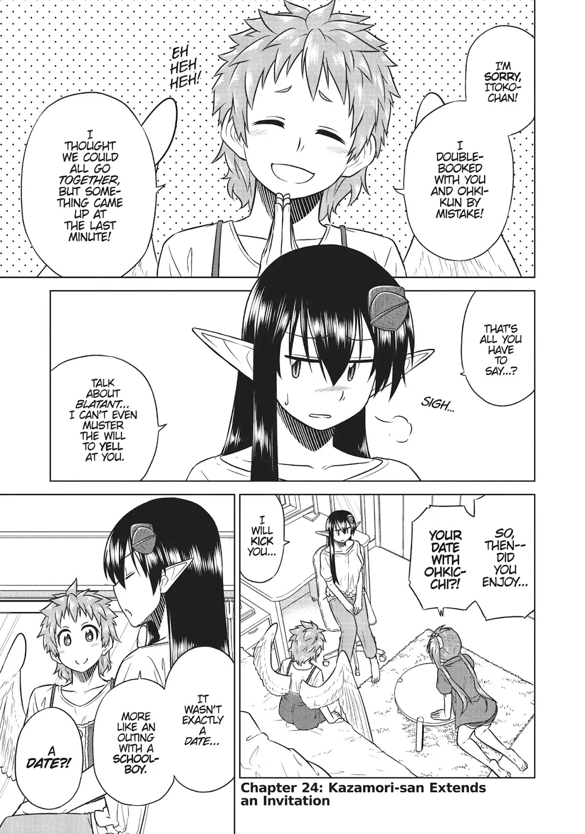 Species Domain Chapter 24 page 1 - Chapter 24: Kazamori-san Extends an Invitation