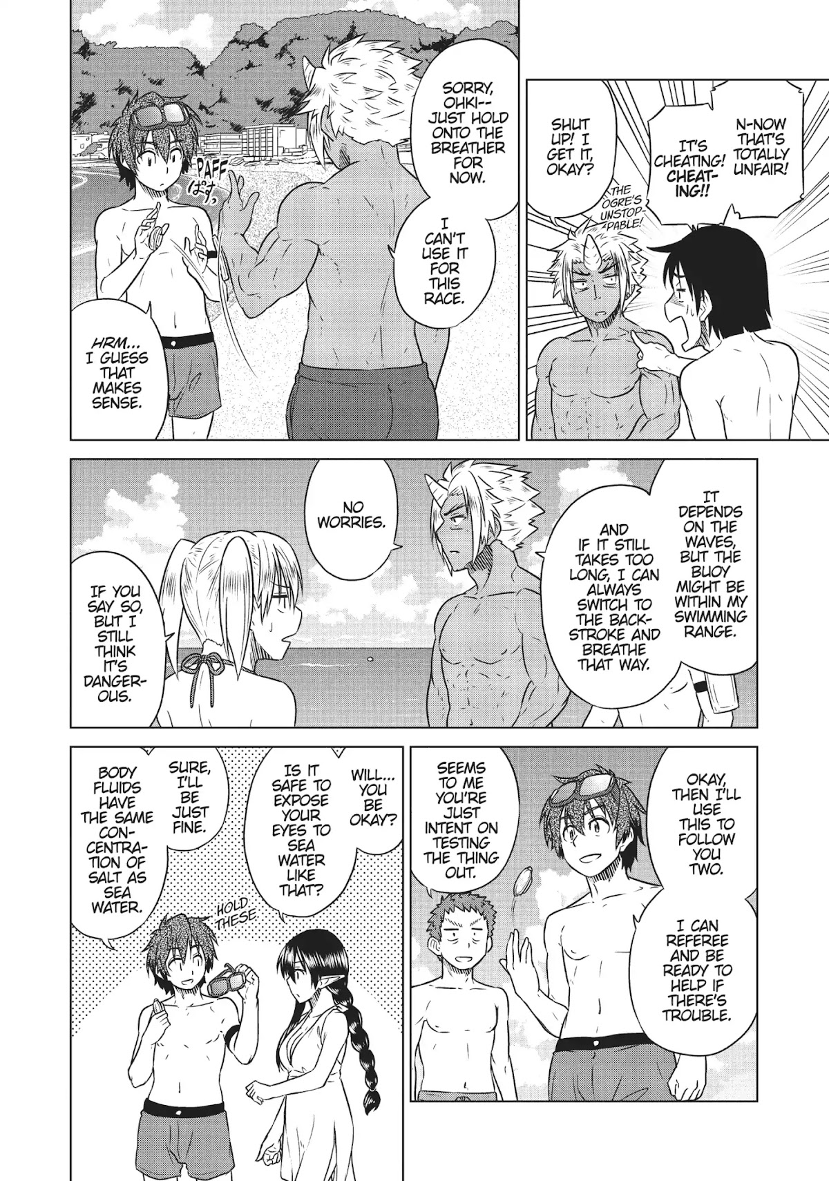 Species Domain Chapter 26 page 6 - Chapter 26: Swim, Mikasagi-kun, Swim!