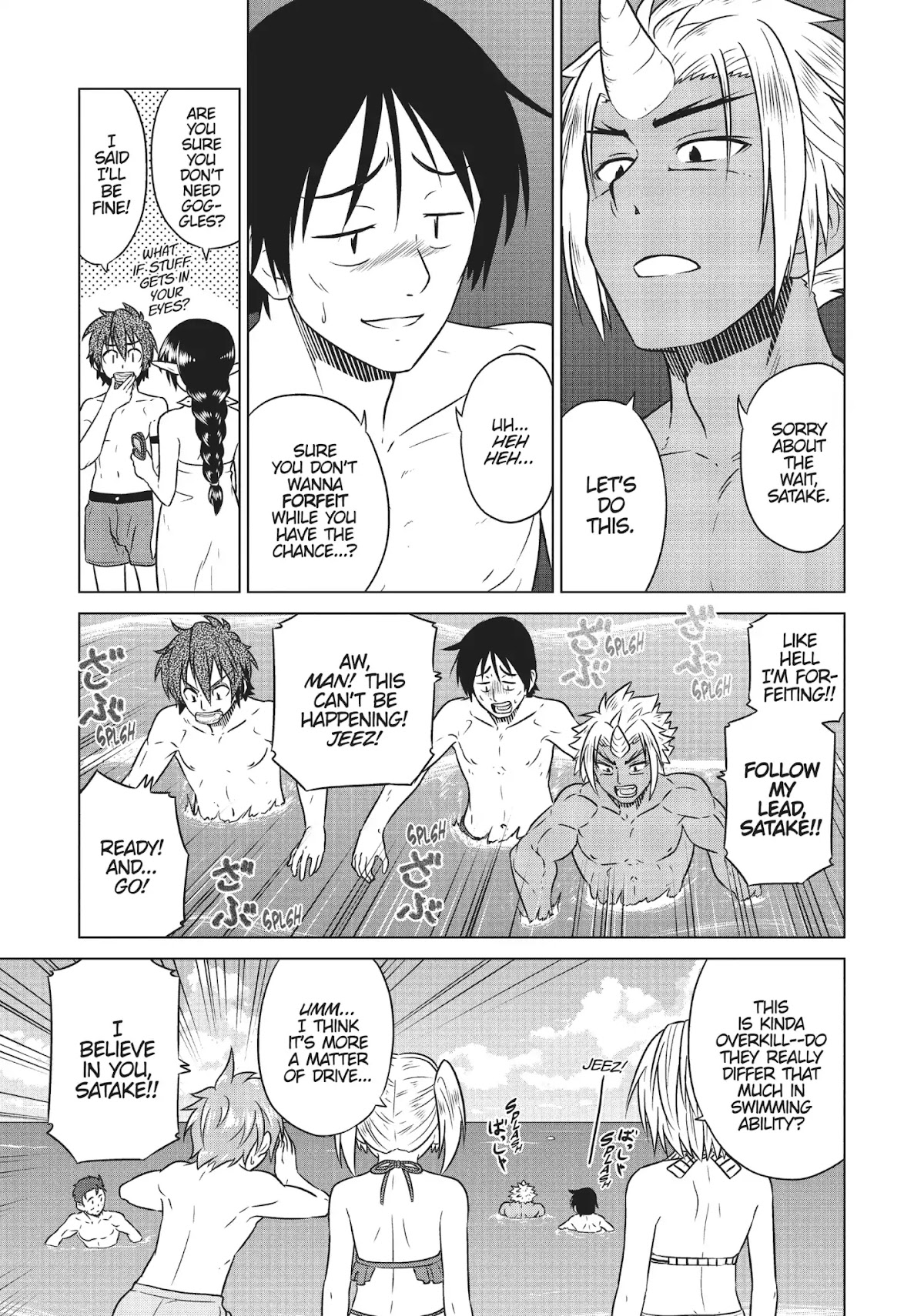 Species Domain Chapter 26 page 7 - Chapter 26: Swim, Mikasagi-kun, Swim!