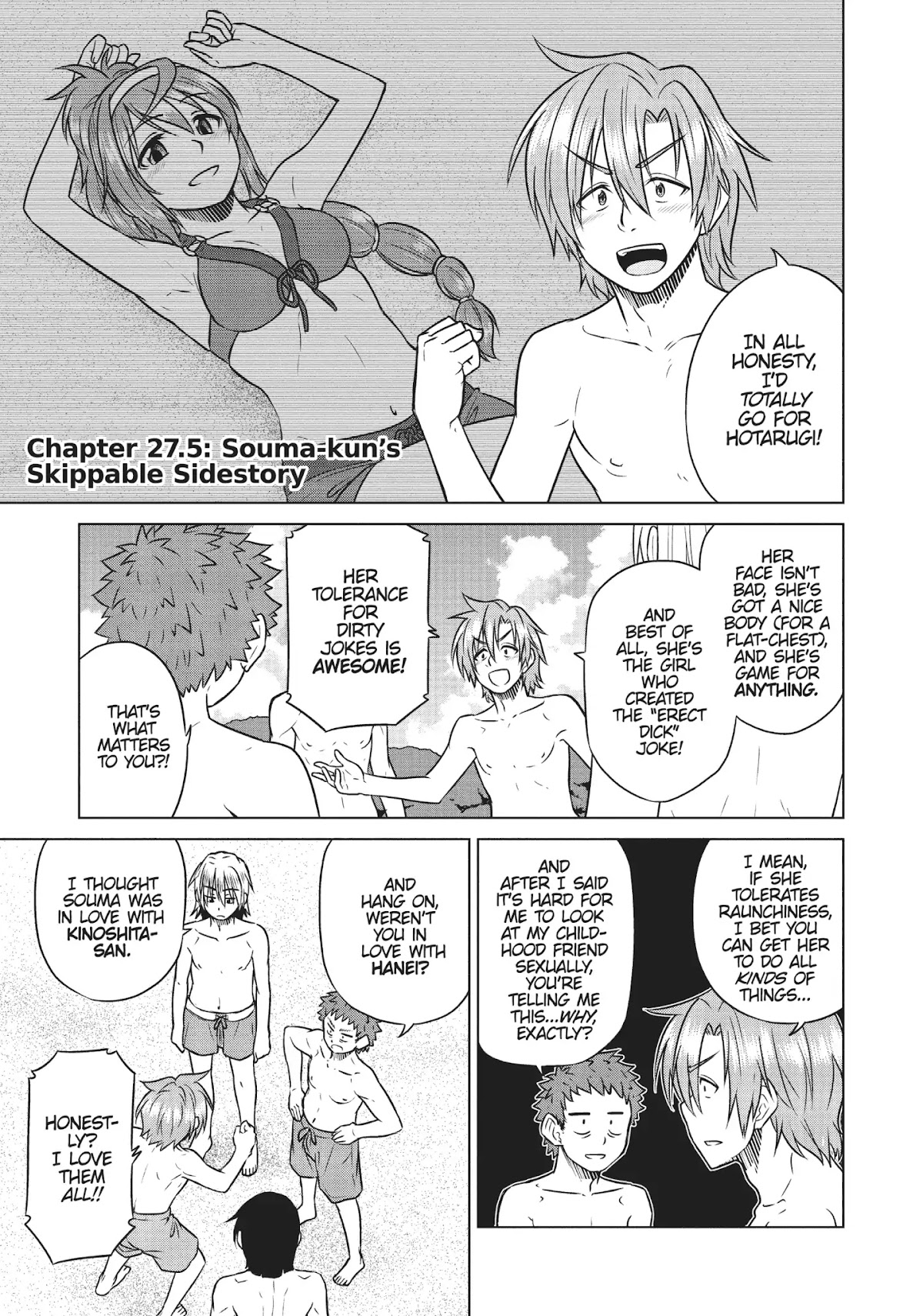 Species Domain Chapter 27.5 page 1 - Chapter 27.5: Souma-kun's Skippable Sidestory