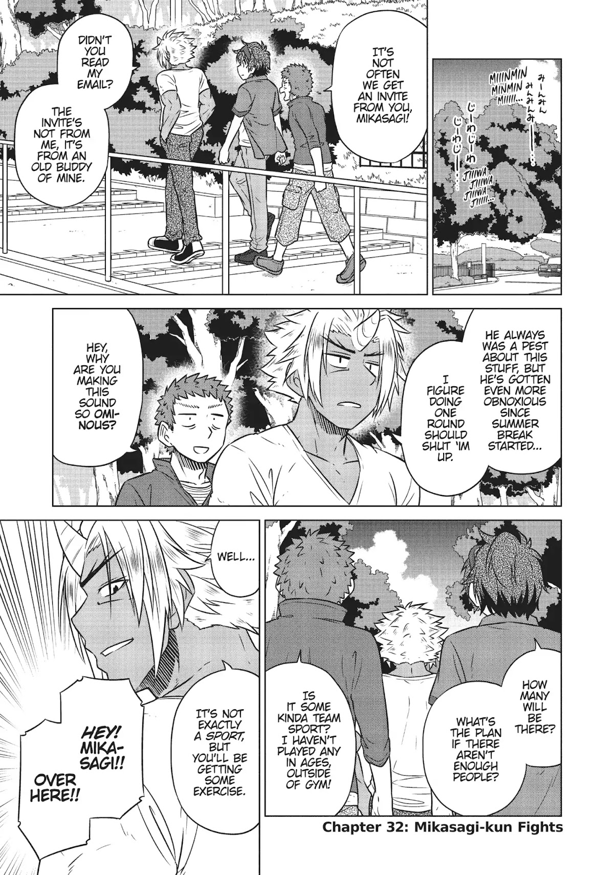 Species Domain Chapter 32 page 1 - Chapter 32: Mikasagi-kun Fights