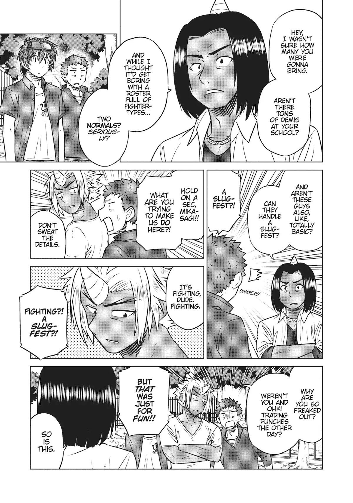 Species Domain Chapter 32 page 3 - Chapter 32: Mikasagi-kun Fights