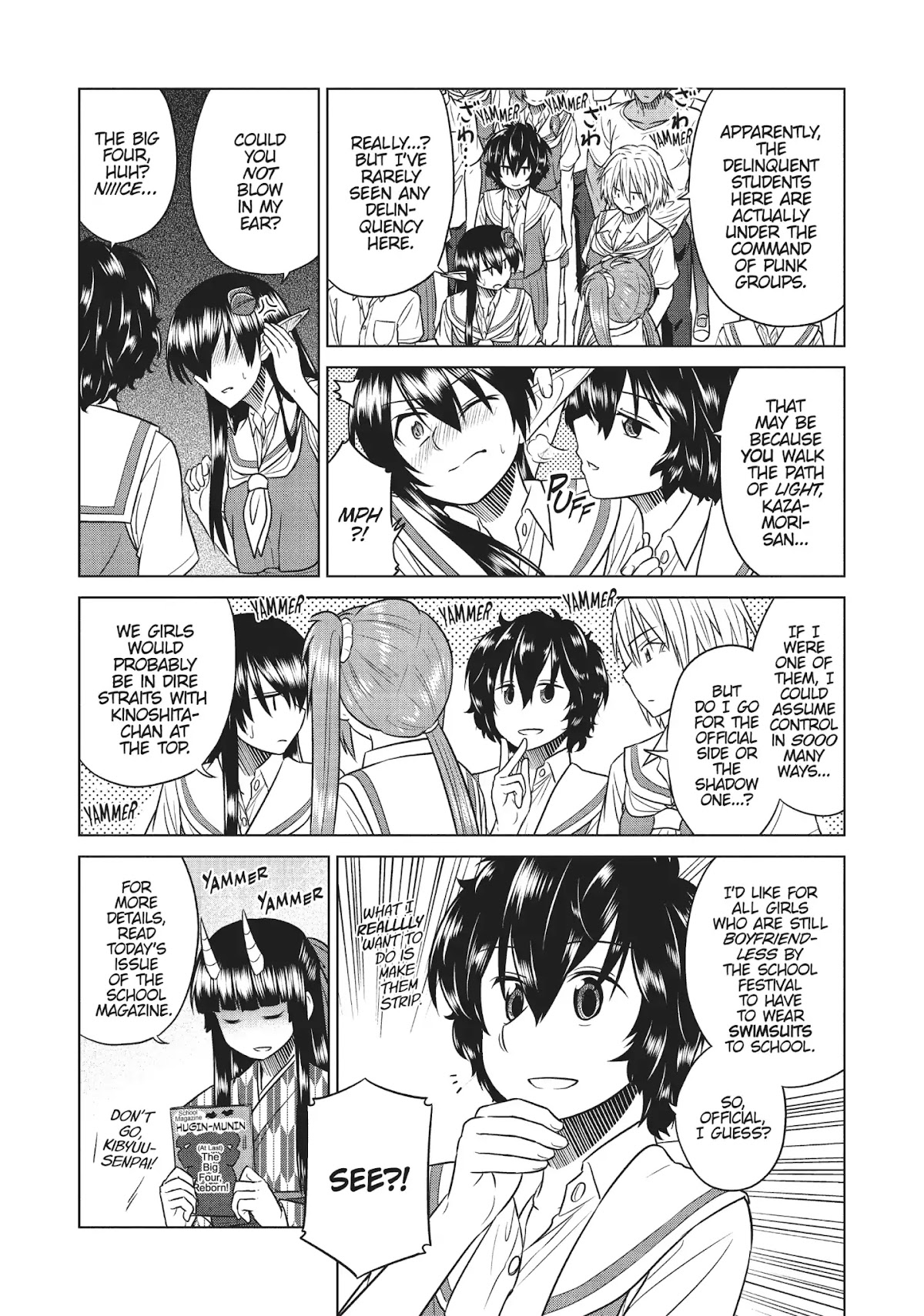 Species Domain Chapter 36 page 10 - Chapter 36: Kazamori-san Writhes
