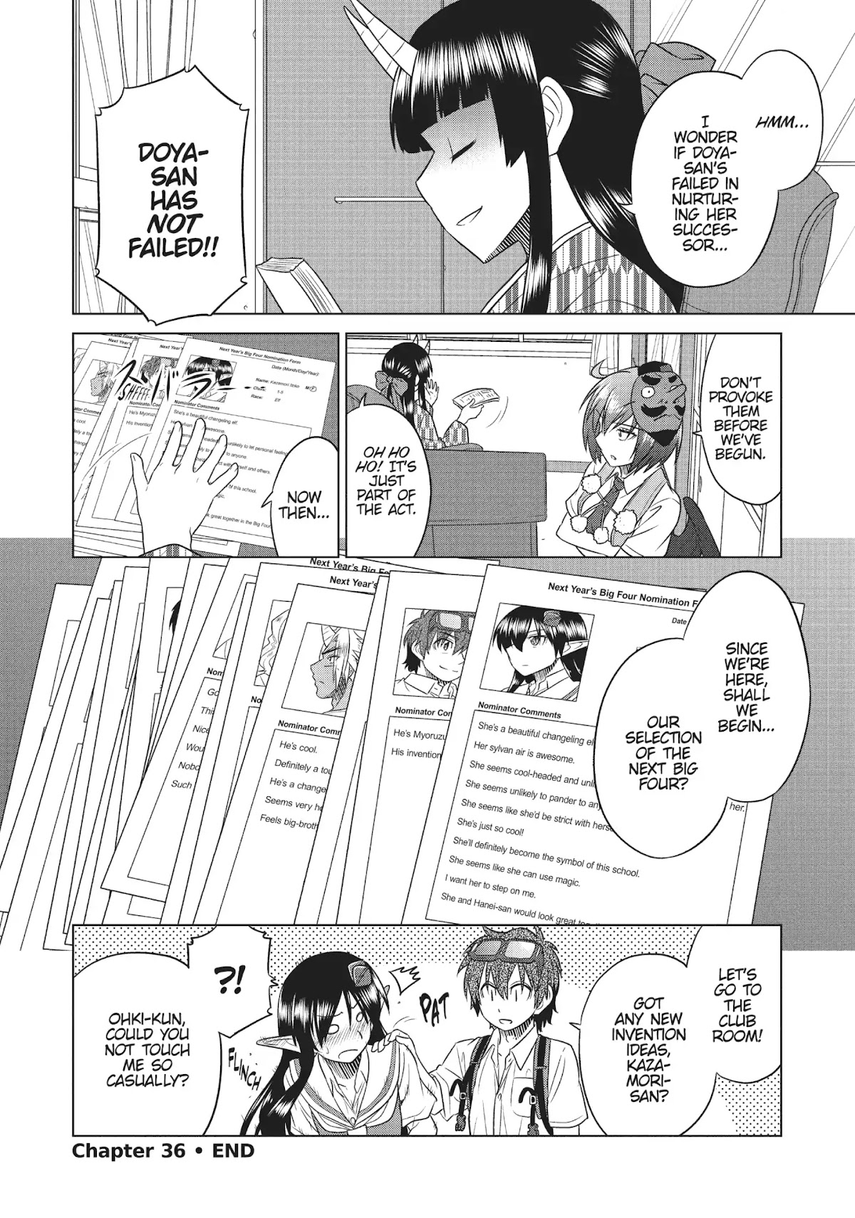 Species Domain Chapter 36 page 27 - Chapter 36: Kazamori-san Writhes