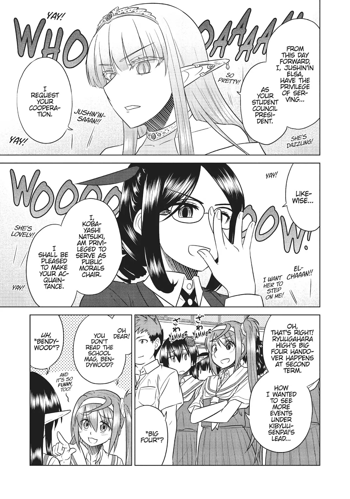 Species Domain Chapter 36 page 8 - Chapter 36: Kazamori-san Writhes